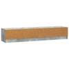 TV-kaappi 147 x 34,5 x 27 cm Betoninharmaa Tekninen puu