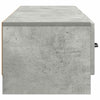 TV-kaappi 147 x 34,5 x 27 cm Betoninharmaa Tekninen puu