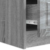 TV-kaappi 147 x 34,5 x 27 cm Harmaa sonoma Tekninen puu