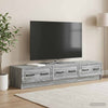 TV-kaappi 147 x 34,5 x 27 cm Harmaa sonoma Tekninen puu