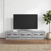 TV-kaappi 147 x 34,5 x 27 cm Harmaa sonoma Tekninen puu
