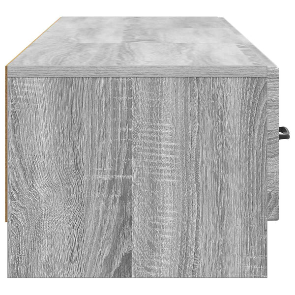 TV-kaappi 147 x 34,5 x 27 cm Harmaa sonoma Tekninen puu