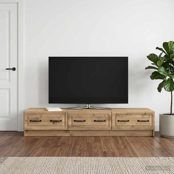 TV-kaappi 147 x 34,5 x 27 cm Artisaanitammi Tekninen puu
