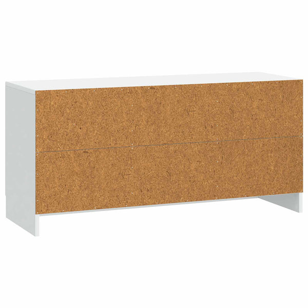 TV-kaappi valkoinen 99 x 34,5 x 47 cm Tekninen puu
