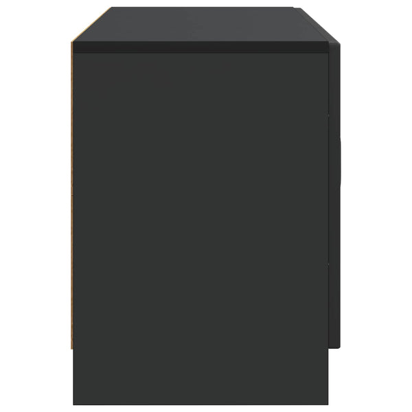 TV-kaappi Musta 99 x 34,5 x 47 cm Tekninen puu
