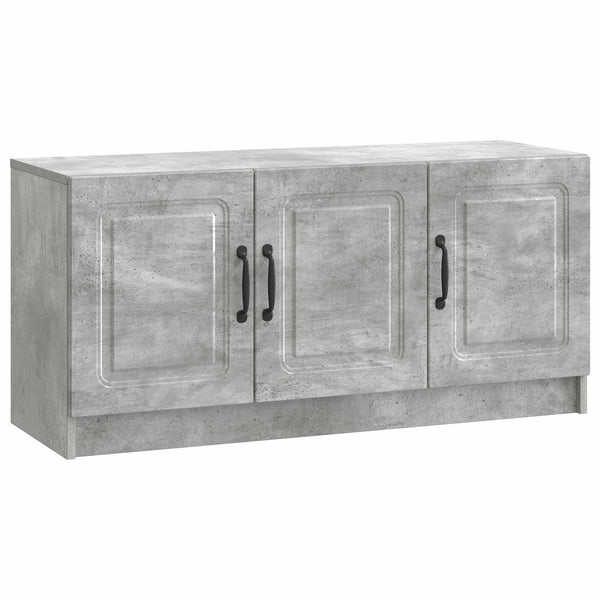TV-kaappi Betoninharmaa 99 x 34,5 x 47 cm Tekninen puu