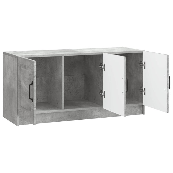 TV-kaappi Betoninharmaa 99 x 34,5 x 47 cm Tekninen puu