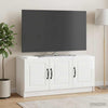 TV-kaappi Korkeakiiltoinen valkoinen 99 x 34,5 x 47 cm