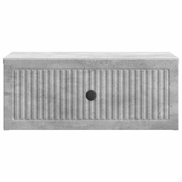 Yöpöytäkaappi 2 kpl Betoninharmaa 49 x 34,5 x 20 cm