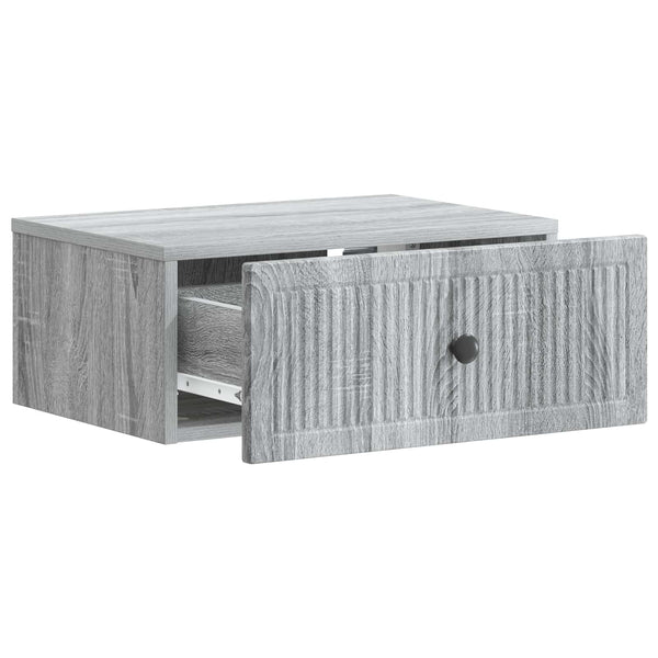 Yöpöytäkaappi Harmaa sonoma 49 x 34,5 x 20 cm Tekninen puu