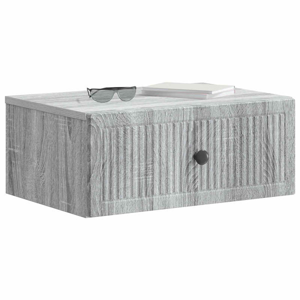Yöpöytäkaappi Harmaa sonoma 49 x 34,5 x 20 cm Tekninen puu