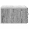 Yöpöytäkaappi 2 kpl Harmaa sonoma 49 x 34,5 x 20 cm