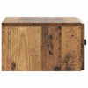 Yöpöytäkaappi 2 kpl Vanha puu 49 x 34,5 x 20 cm Tekninen puu
