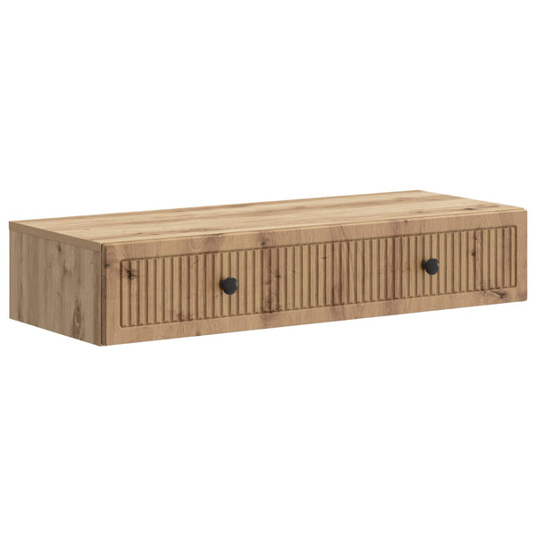 Seinälle Asennettava Sivupöytä 87,5 x 34,5 x 17 cm Tekninen puu