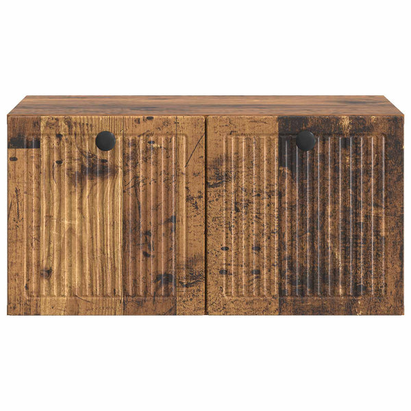 Seinälle asennettava TV-kaappi Vanha puu 59,5 x 41 x 30 cm