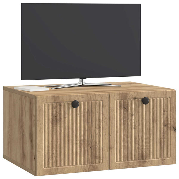 Seinälle asennettava TV-kaappi 59,5 x 41 x 30 cm Artisaanitammi