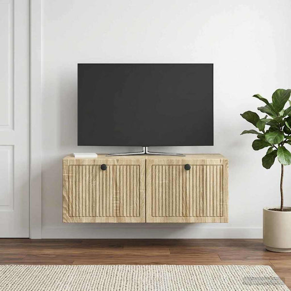 Seinälle asennettava TV-kaappi Sonoma-tammi 78,5 x 41 x 30 cm