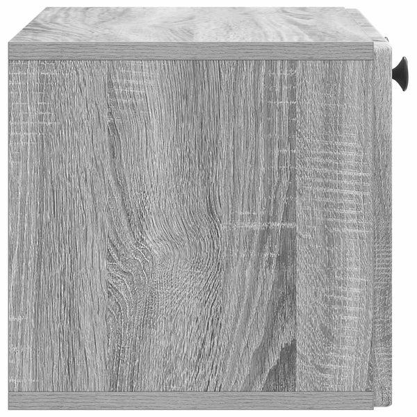 Seinälle asennettava TV-kaappi Harmaa sonoma 59,5 x 31 x 30 cm