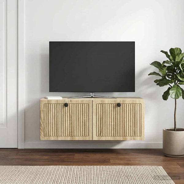 Seinälle asennettava TV-kaappi Sonoma-tammi 78,5 x 31 x 30 cm