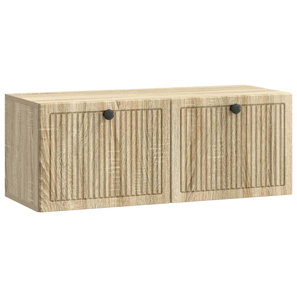 Seinälle asennettava TV-kaappi Sonoma-tammi 78,5 x 31 x 30 cm