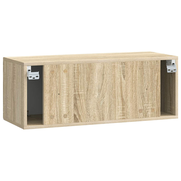 Seinälle asennettava TV-kaappi Sonoma-tammi 78,5 x 31 x 30 cm
