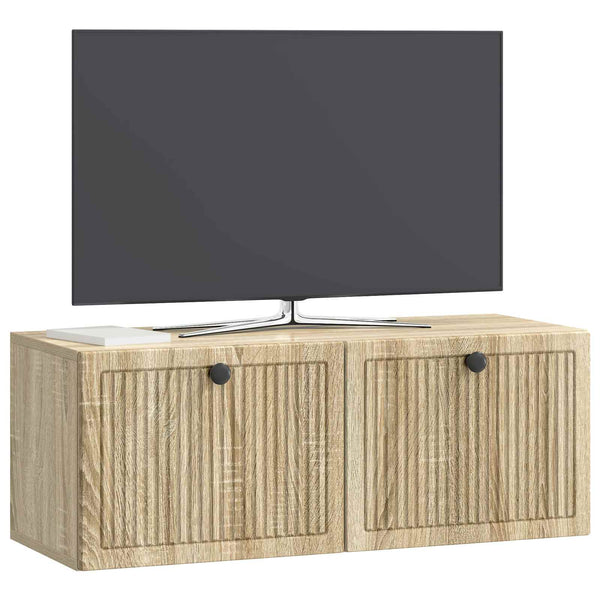 Seinälle asennettava TV-kaappi Sonoma-tammi 78,5 x 31 x 30 cm