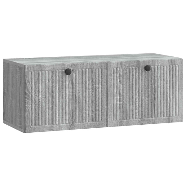 Seinälle asennettava TV-kaappi Harmaa sonoma 78,5 x 31 x 30 cm