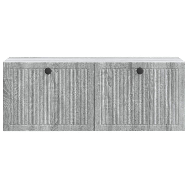 Seinälle asennettava TV-kaappi Harmaa sonoma 78,5 x 31 x 30 cm