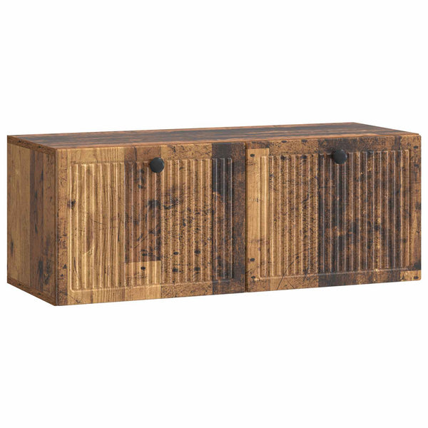 Seinälle asennettava TV-kaappi Vanha puu 78,5 x 31 x 30 cm