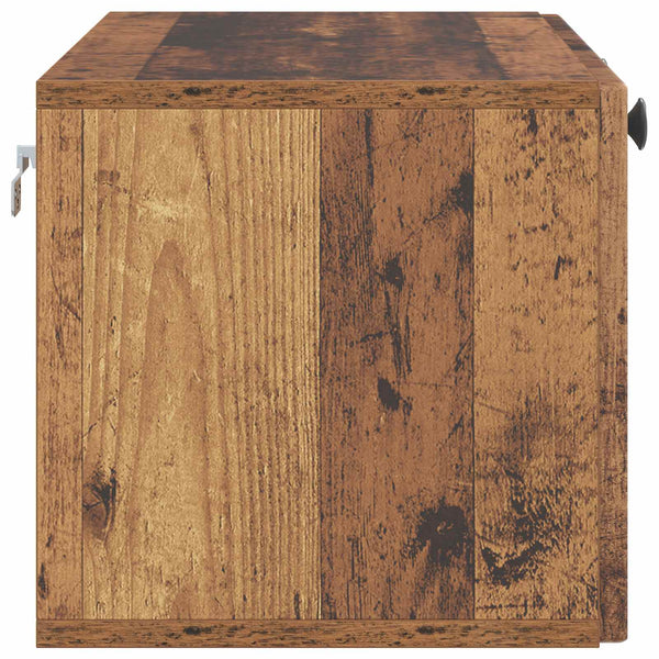 Seinälle asennettava TV-kaappi Vanha puu 78,5 x 31 x 30 cm