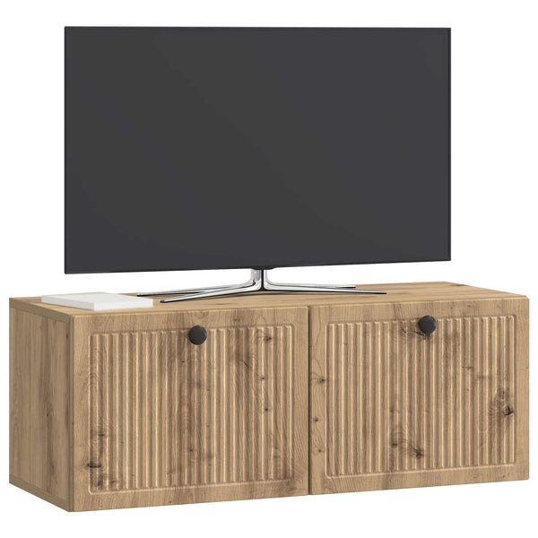 Seinälle asennettava TV-kaappi 78,5 x 31 x 30 cm Artisaanitammi