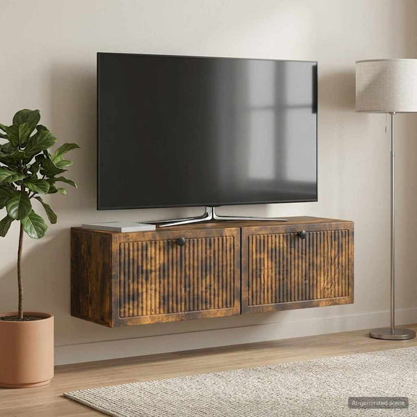 Seinälle asennettava TV-kaappi Savutammi 98 x 31 x 30 cm