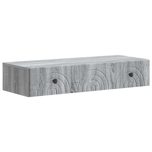 Seinälle Asennettava Sivupöytä 87,5 x 34,5 x 17 cm Tekninen puu