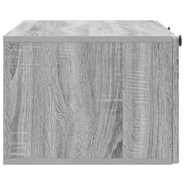 Seinälle asennettava TV-kaappi Harmaa sonoma 78,5 x 41 x 30 cm