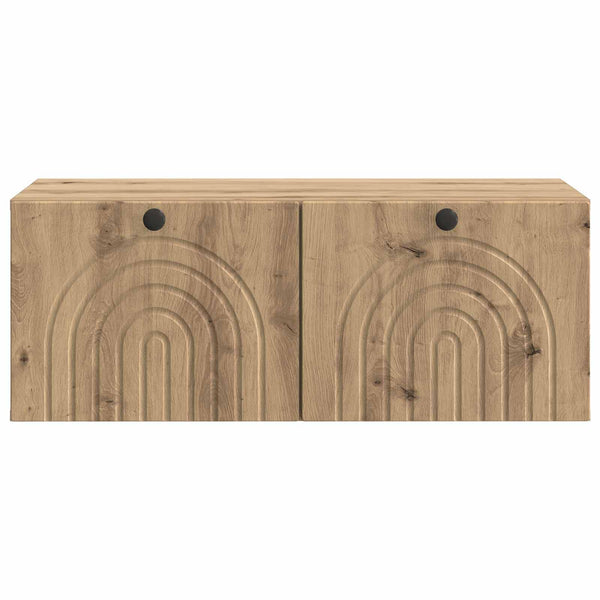 Seinälle asennettava TV-kaappi 78,5 x 41 x 30 cm Artisaanitammi