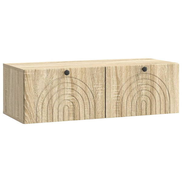 Seinälle asennettava TV-kaappi Sonoma-tammi 98 x 41 x 30 cm