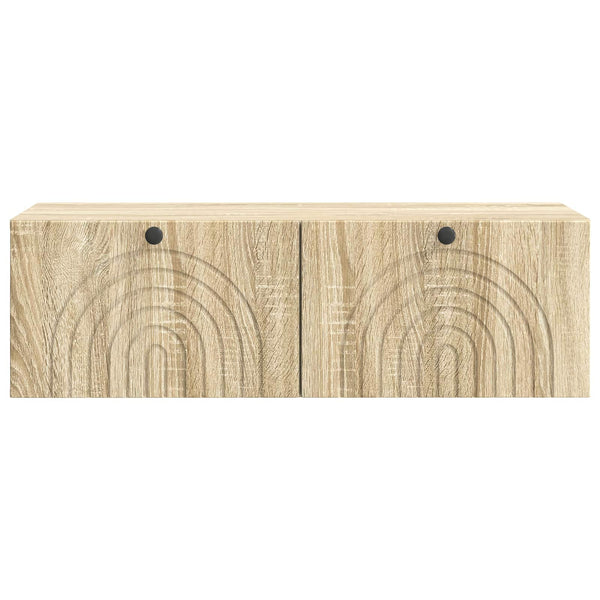 Seinälle asennettava TV-kaappi Sonoma-tammi 98 x 41 x 30 cm