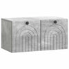 Seinälle asennettava TV-kaappi Betoninharmaa 59,5 x 31 x 30 cm