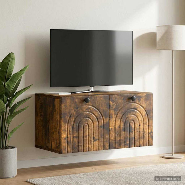 Seinälle asennettava TV-kaappi Savutammi 59,5 x 31 x 30 cm