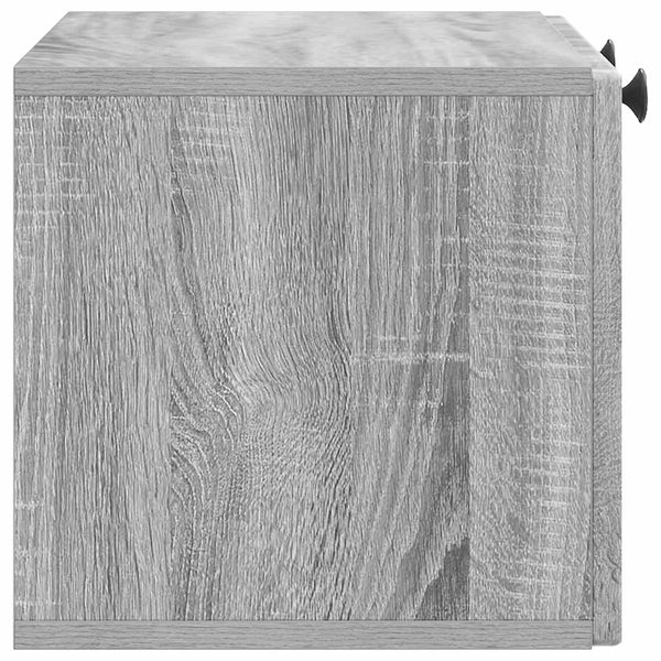 Seinälle asennettava TV-kaappi Harmaa sonoma 59,5 x 31 x 30 cm