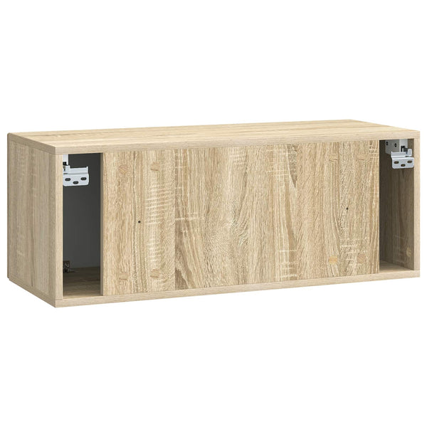 Seinälle asennettava TV-kaappi Sonoma-tammi 78,5 x 31 x 30 cm