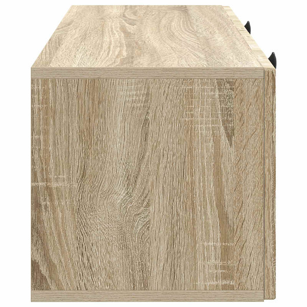 Seinälle asennettava TV-kaappi Sonoma-tammi 78,5 x 31 x 30 cm