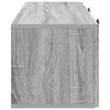 Seinälle asennettava TV-kaappi Harmaa sonoma 78,5 x 31 x 30 cm