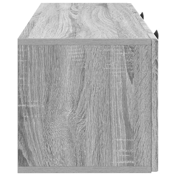 Seinälle asennettava TV-kaappi Harmaa sonoma 78,5 x 31 x 30 cm