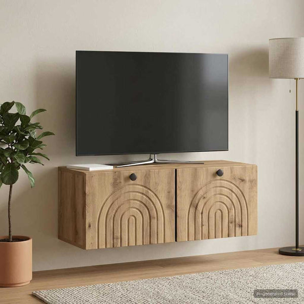 Seinälle asennettava TV-kaappi 78,5 x 31 x 30 cm Artisaanitammi