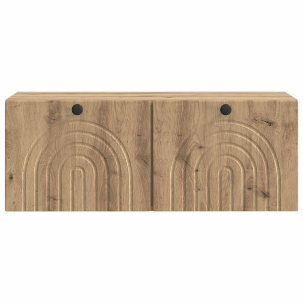 Seinälle asennettava TV-kaappi 78,5 x 31 x 30 cm Artisaanitammi