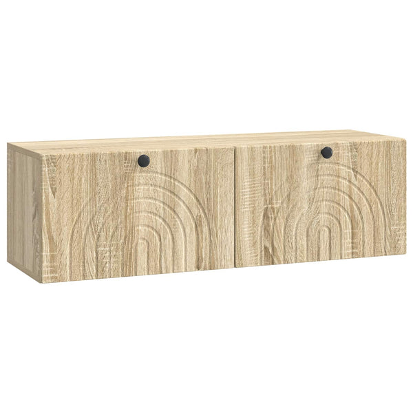 Seinälle asennettava TV-kaappi Sonoma-tammi 98 x 31 x 30 cm