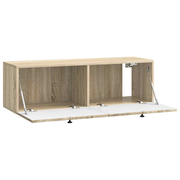 Seinälle asennettava TV-kaappi Sonoma-tammi 98 x 31 x 30 cm
