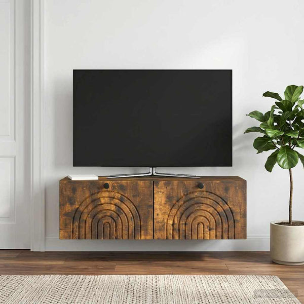 Seinälle asennettava TV-kaappi Savutammi 98 x 31 x 30 cm