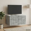 Seinälle asennettava TV-kaappi 59,5 x 41 x 30 cm Betoninharmaa